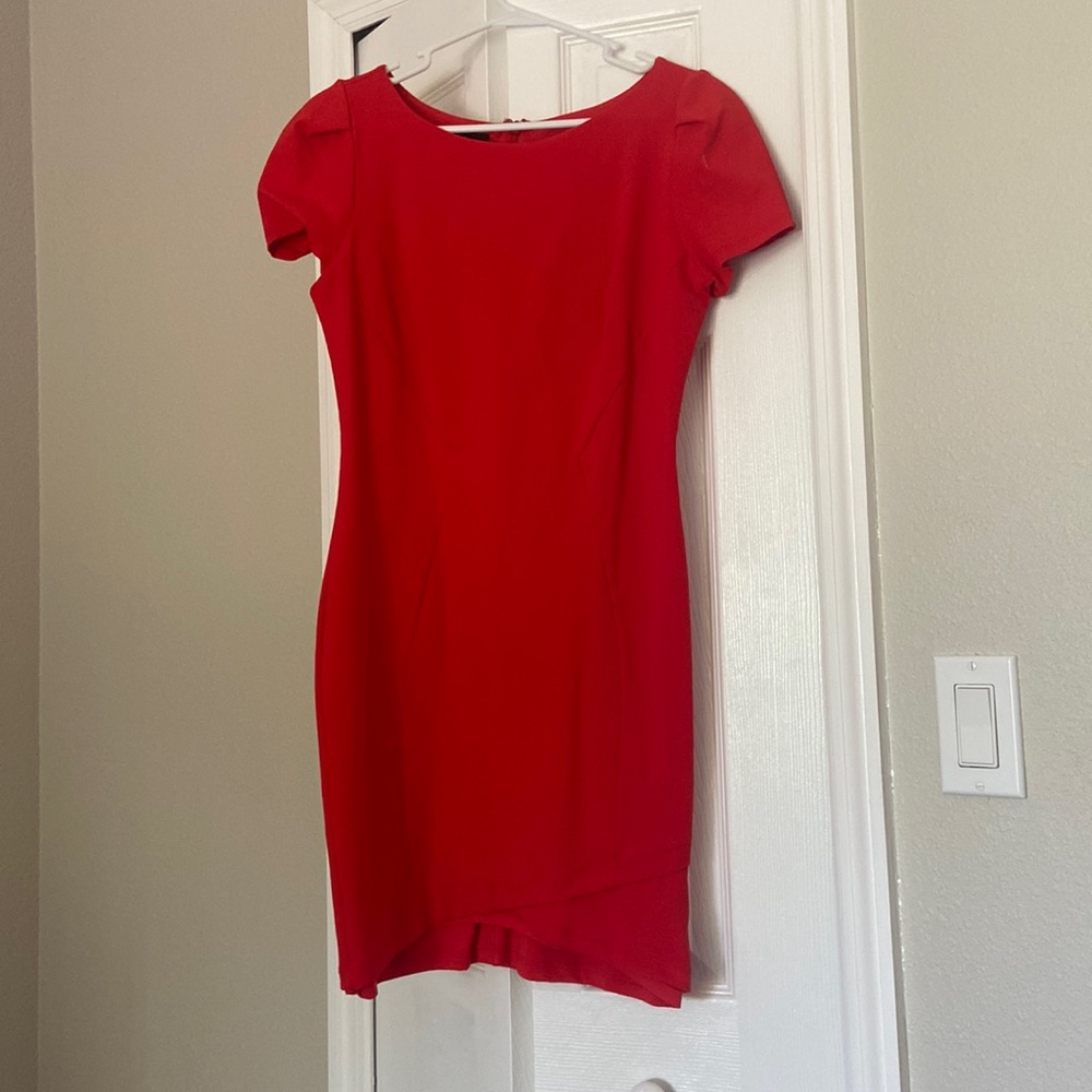 Red Orange Dress